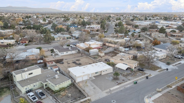 aerial view featuring a mountain view