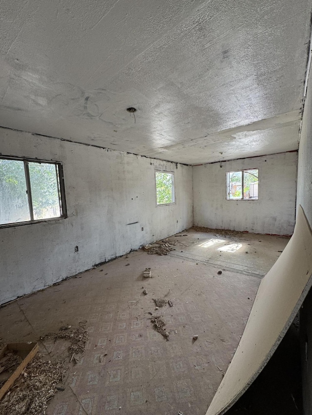 spare room featuring plenty of natural light