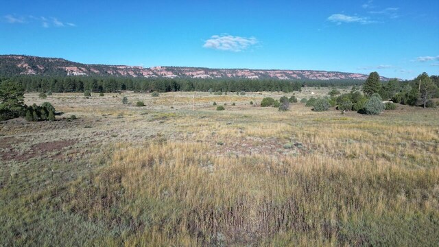 view of mountain feature featuring a rural view