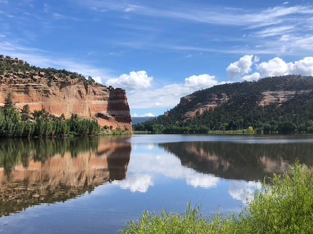 water view featuring a mountain view