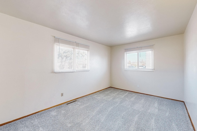 carpeted empty room with plenty of natural light