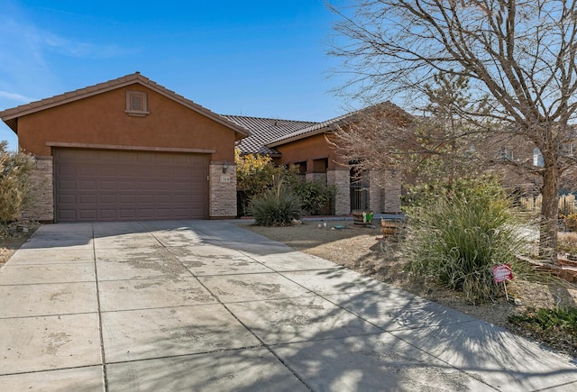 view of ranch-style home