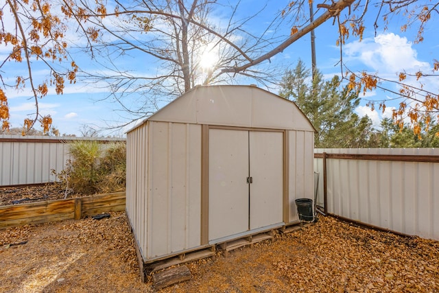 view of outdoor structure