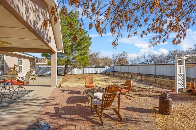 view of patio