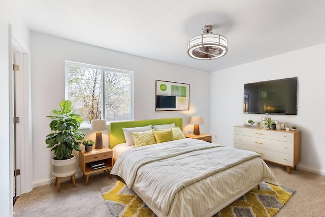 bedroom featuring carpet floors