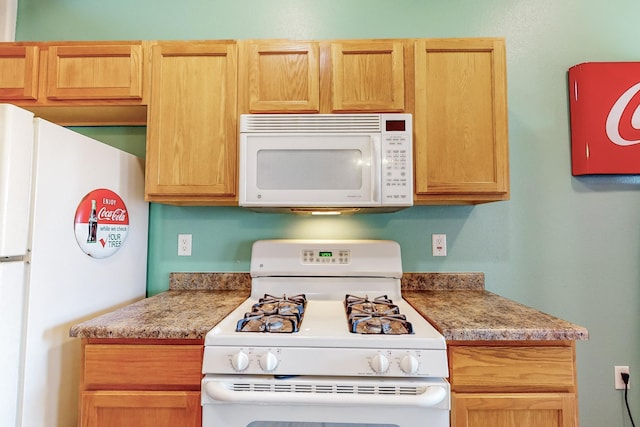 kitchen with white appliances