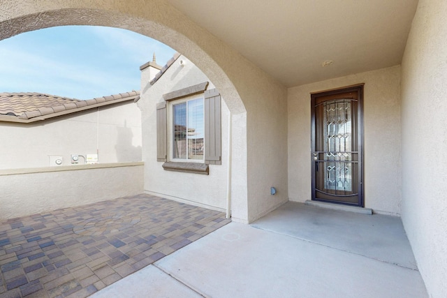 view of entrance to property