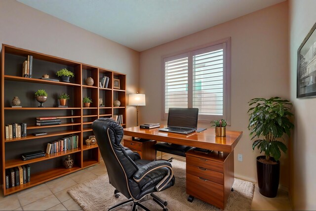 view of tiled empty room