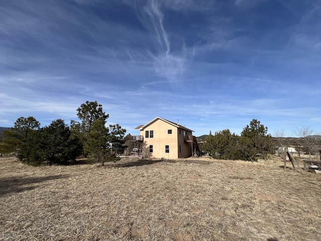 exterior space featuring a rural view