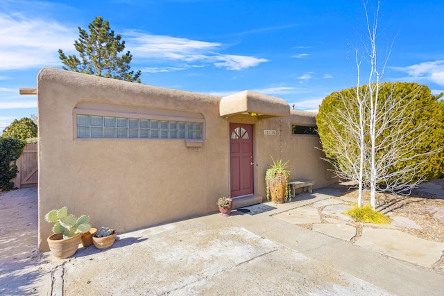 view of southwest-style home