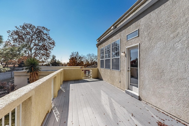 view of deck