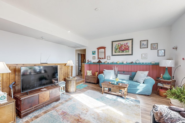 6284 State Highway 55, Mountainair, NM 87036 - living area featuring wood finished floors
