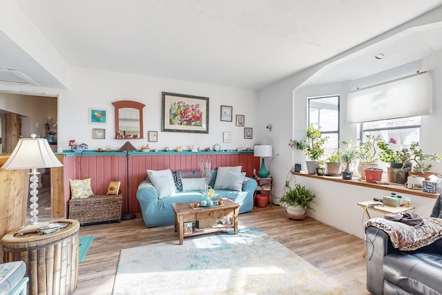 6284 State Highway 55, Mountainair, NM 87036 - living area featuring wood finished floors