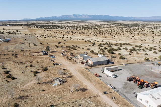 6284 State Highway 55, Mountainair, NM 87036 - aerial view of sparsely populated area with a desert landscape and mountains