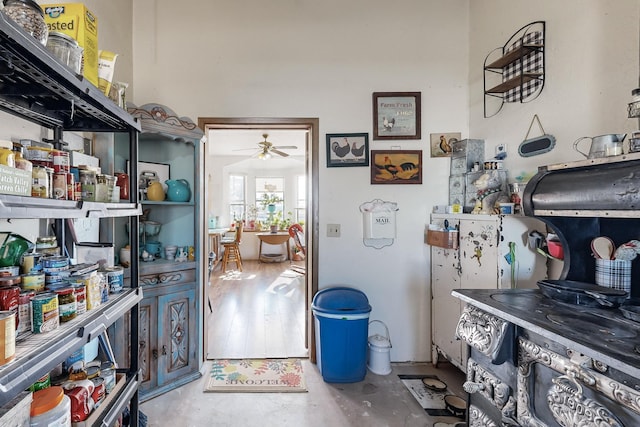 6284 State Highway 55, Mountainair, NM 87036 - miscellaneous room with ceiling fan