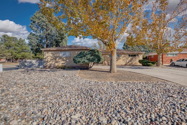 view of ranch-style home