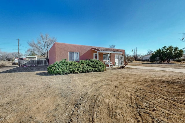 view of front of home