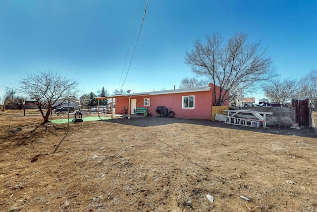 view of rear view of property