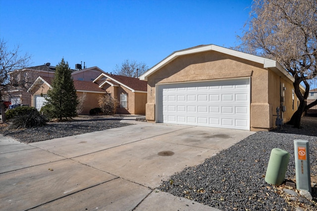 ranch-style house with a garage