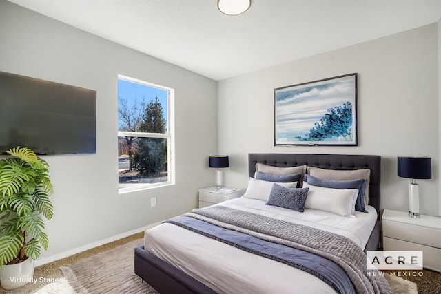 bedroom featuring carpet floors