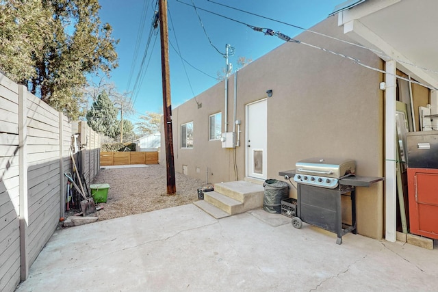 view of patio / terrace with grilling area