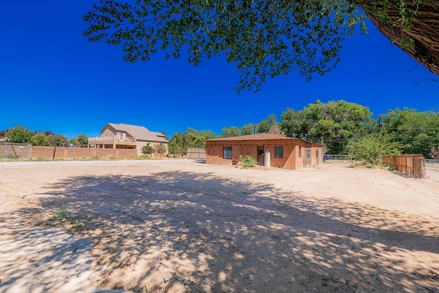 view of front of home