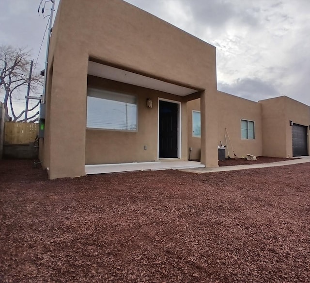 view of rear view of property