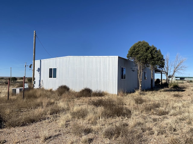 view of side of property