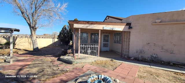 view of entrance to property