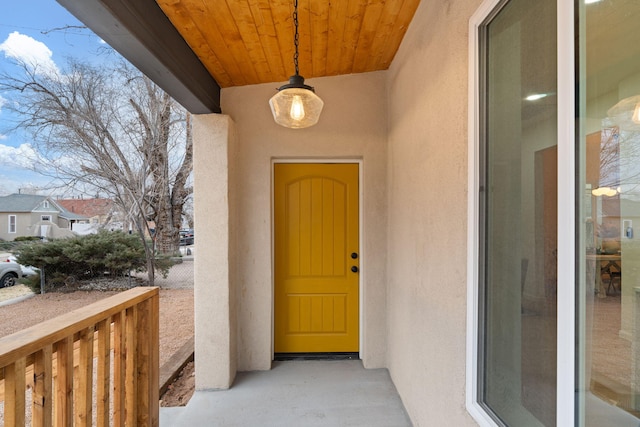 view of entrance to property