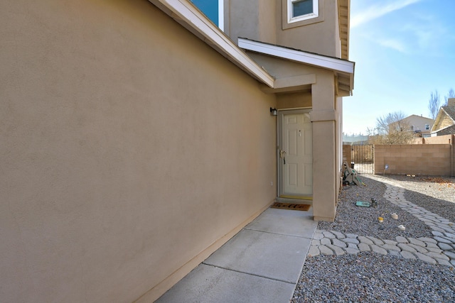 view of entrance to property