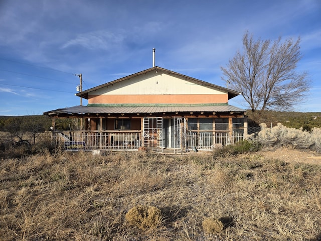 view of back of property