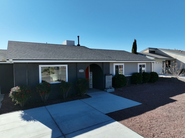 view of ranch-style home