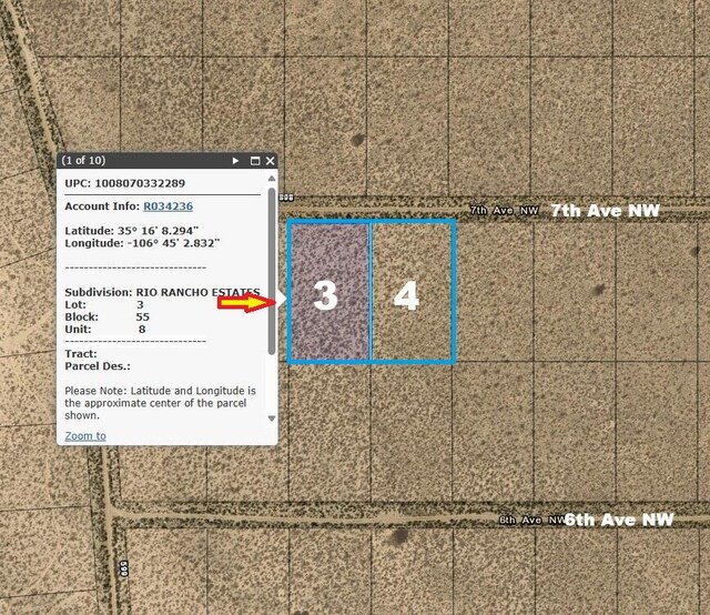 Listing photo 2 for LOT3 7th Ave NW, Rio Rancho NM 87144