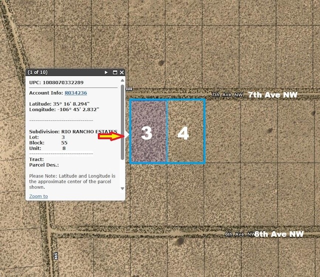 Listing photo 2 for LOT3 7th Ave NW, Rio Rancho NM 87144