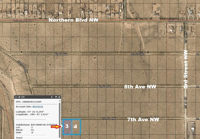 Listing photo 3 for LOT3 7th Ave NW, Rio Rancho NM 87144