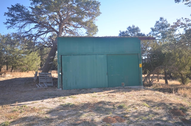 view of outbuilding