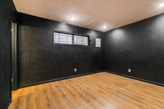 empty room featuring light wood-type flooring