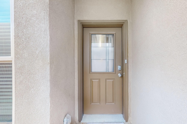 view of property entrance