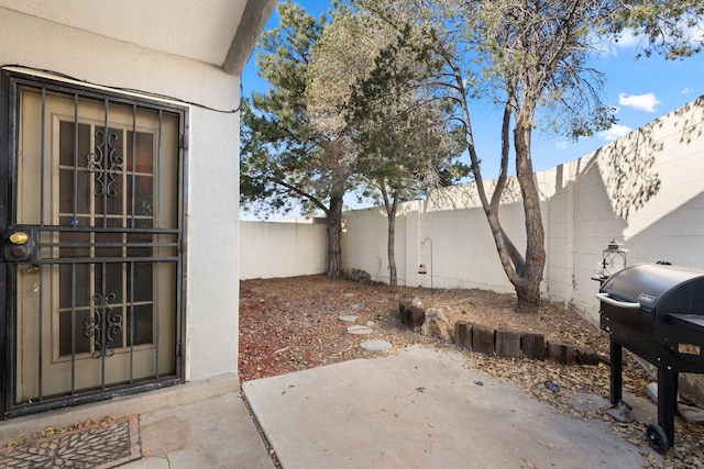 exterior space with a patio area