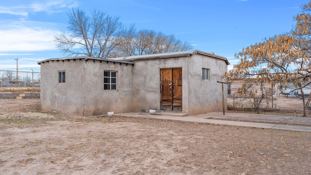 view of rear view of property