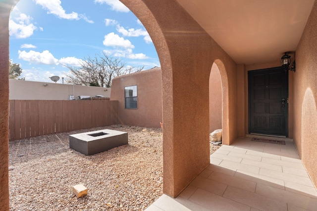 exterior space featuring a patio