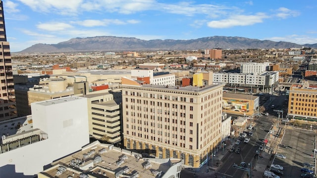 view of city with a mountain view