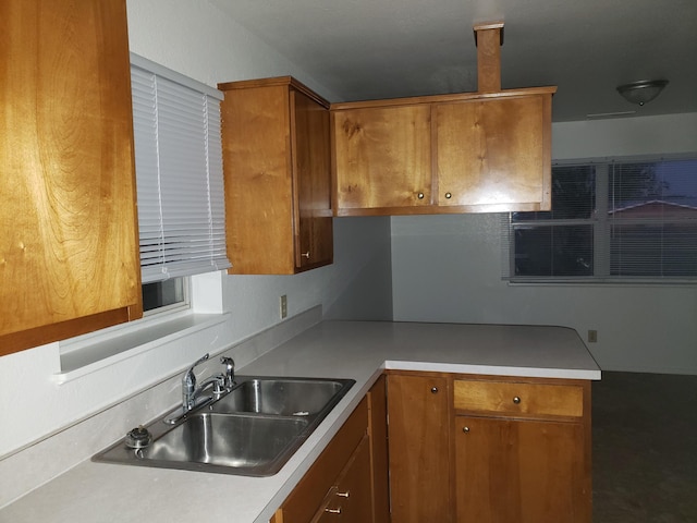 kitchen featuring sink