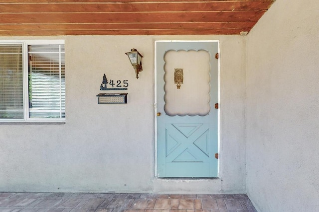 view of entrance to property