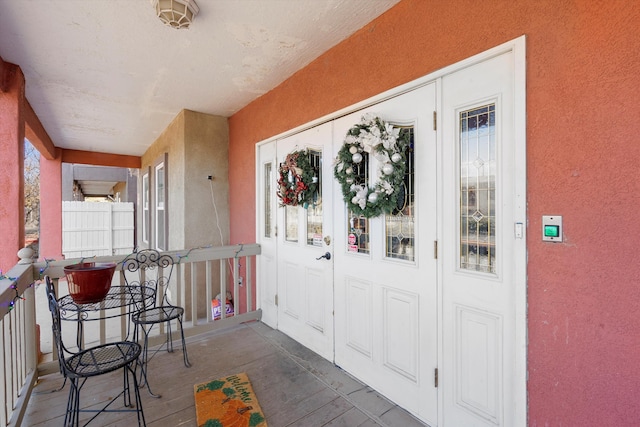 view of entrance to property