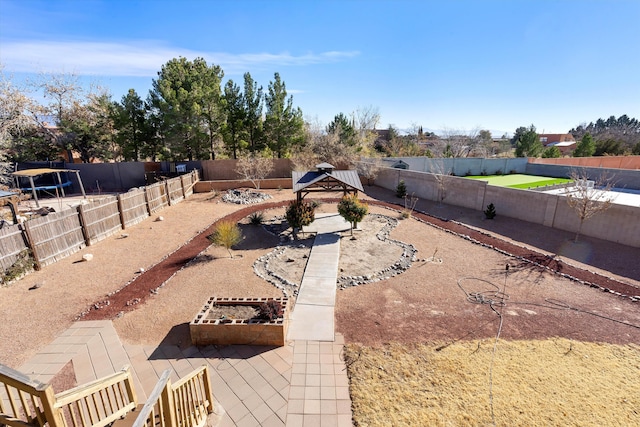 view of yard featuring a patio area