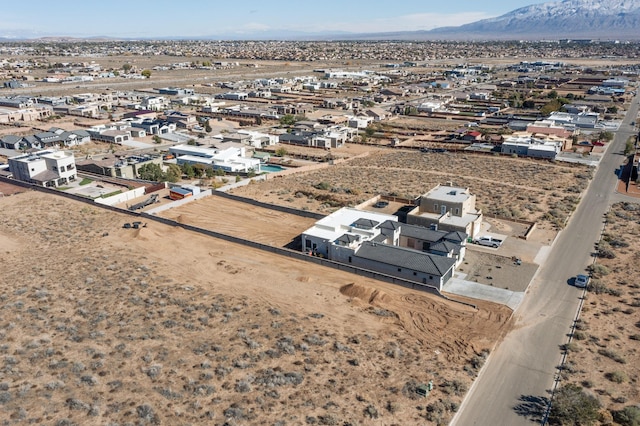 bird's eye view featuring a mountain view