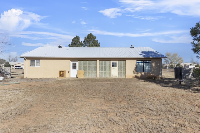 view of back of property