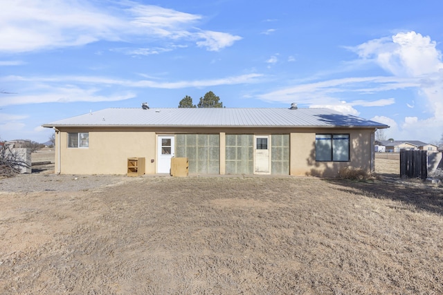 view of back of property